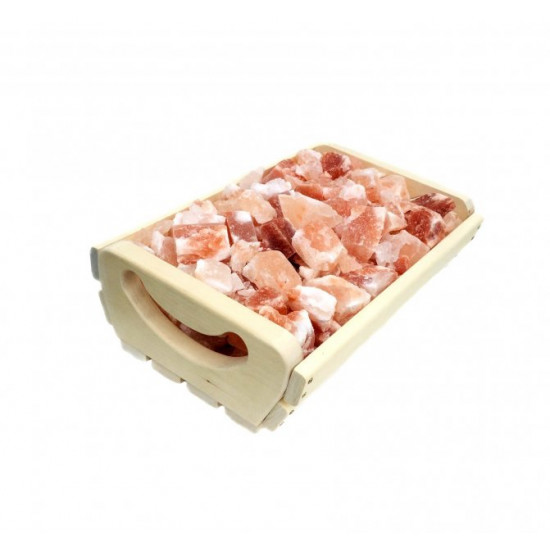 Himalayan pink salt for baths and saunas PRO box 10 kg