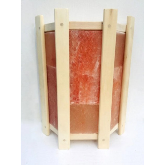 Lamp fence PRO with Himalayan salt 4.5 tiles for baths and saunas linden