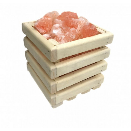 Himalayan salt for baths and saunas Cube PRO 4.5 kg. Linden