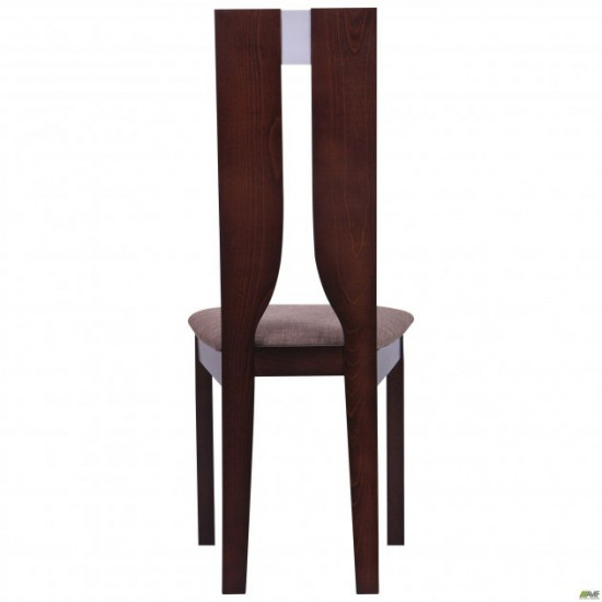 Dining chair AMF Douglas SV-2407YBH dark walnut/brown fabric. 516744