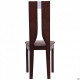 Dining chair AMF Douglas SV-2407YBH dark walnut/brown fabric. 516744