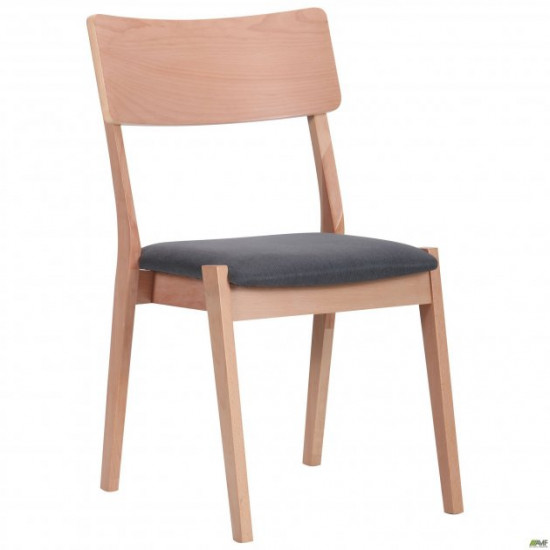 AMF dining chair Cantal bleached beech/marengo 545031