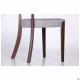 AMF dining chair Greenford dark walnut/cappuccino 546284