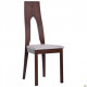 AMF dining chair Portland dark walnut/cappuccino 546282