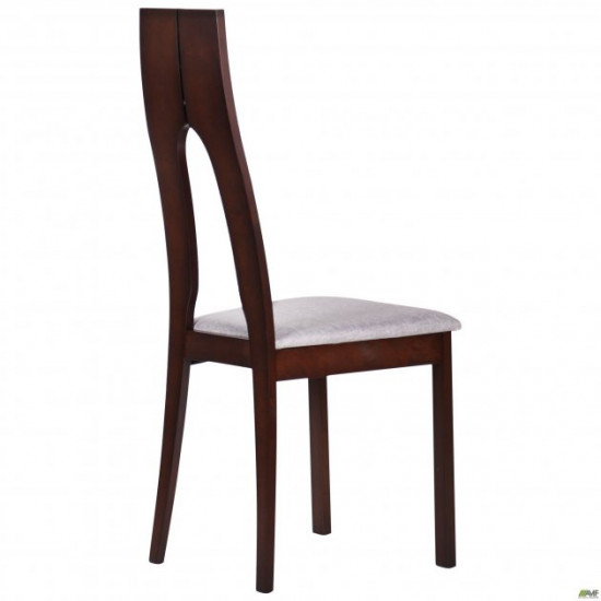 AMF dining chair Portland dark walnut/cappuccino 546282