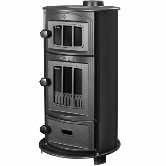 Stove-fireplace with oven (Euro potbelly stove) Duval EK-5109BL