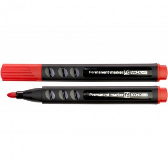 Economix permanent marker 2-3 mm red (E11614)