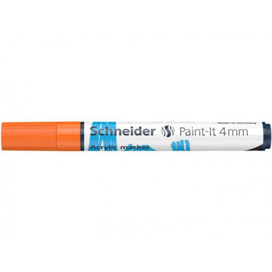 Маркер акриловий Schneider Paint-it 320 4 мм оранжевий (S120206)