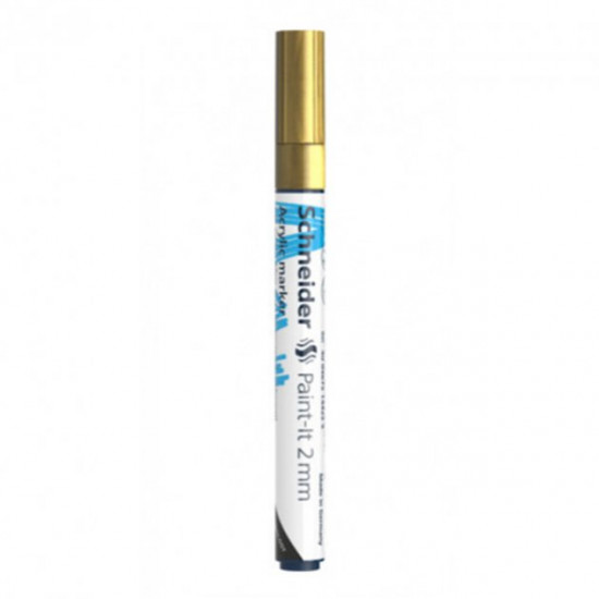 Acrylic marker Schneider Paint-it 310 2 mm gold (S120153)