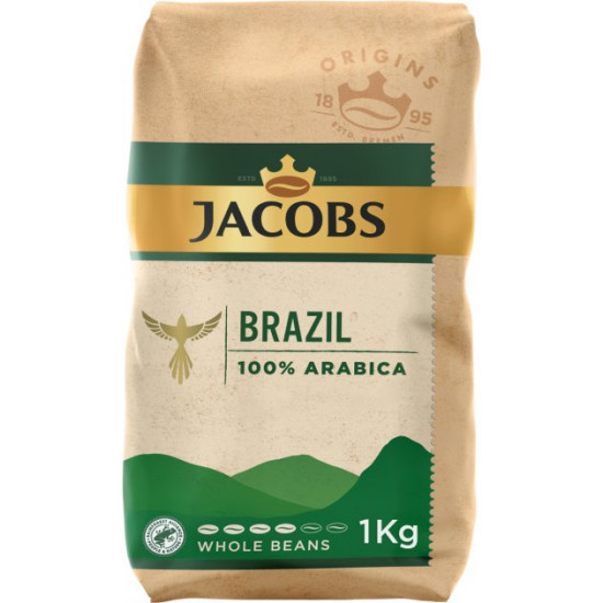 Coffee beans Jacobs Origins Brazil 100% Arabica 1 kg (8711000676158)