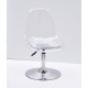 Dining chair with height-adjustable support Onder Metal NIK transparent CH - BASE