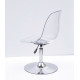 Dining chair with height-adjustable support Onder Metal NIK transparent CH - BASE