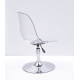 Dining chair with height-adjustable support Onder Metal NIK transparent CH - BASE