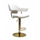 Bar stool on an adjustable base Onder Metal JEFF EK white BAR GD - BASE