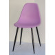 Dining chair Onder Metal NIK purple 60 METAL - BK