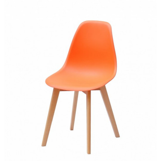 Dining chair Onder Metal NIK orange 70 D