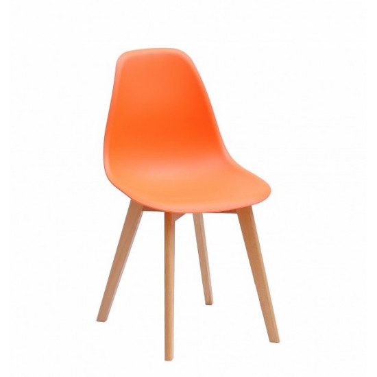 Dining chair Onder Metal NIK orange 70 D