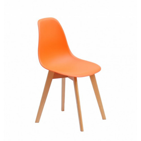 Dining chair Onder Metal NIK orange 70 D