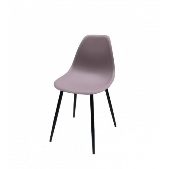 Dining chair Onder Metal NIK purple 66 METAL - BK