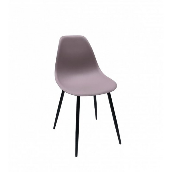 Dining chair Onder Metal NIK purple 66 METAL - BK