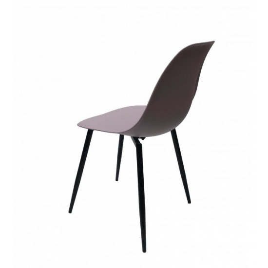 Dining chair Onder Metal NIK purple 66 METAL - BK