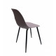 Dining chair Onder Metal NIK purple 66 METAL - BK