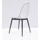 Dining chair Onder Metal NIK transparent METAL - BK