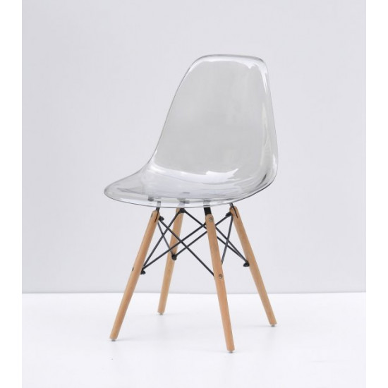 Dining chair Onder Metal NIK smoky