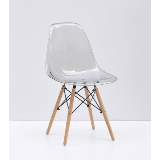 Dining chair Onder Metal NIK smoky