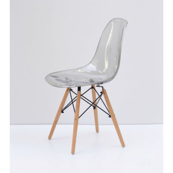 Dining chair Onder Metal NIK smoky