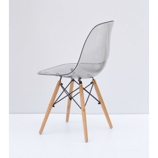 Dining chair Onder Metal NIK smoky