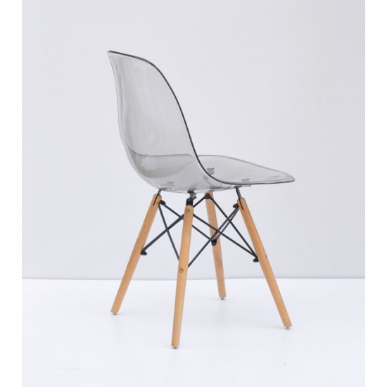 Dining chair Onder Metal NIK smoky