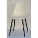 Dining chair Onder Metal NIK milky 56 METAL - BK