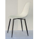 Dining chair Onder Metal NIK milky 56 METAL - BK