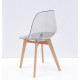 Dining chair Onder Metal NIK smoky D