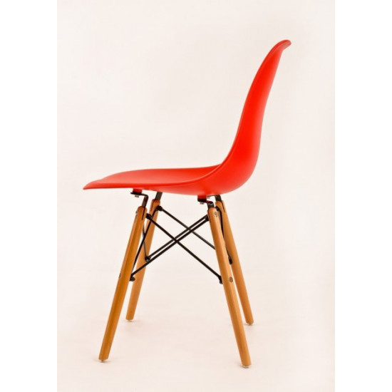 Dining chair Onder Metal NIK red 05