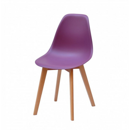 Dining chair Onder Metal NIK purple 62 D