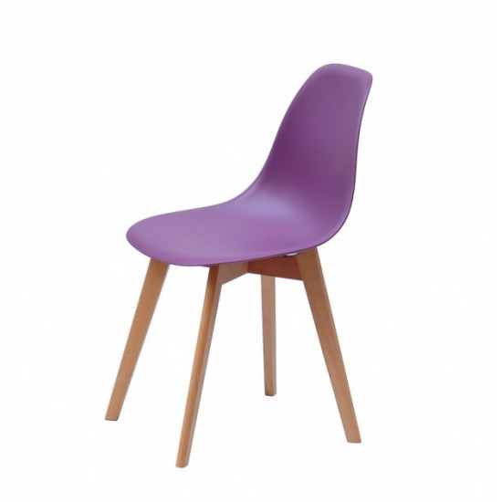 Dining chair Onder Metal NIK purple 62 D