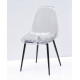 Dining chair Onder Metal NIK smoky METAL - BK