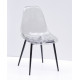 Dining chair Onder Metal NIK smoky METAL - BK