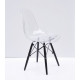 Dining chair Onder Metal NIK transparent BK