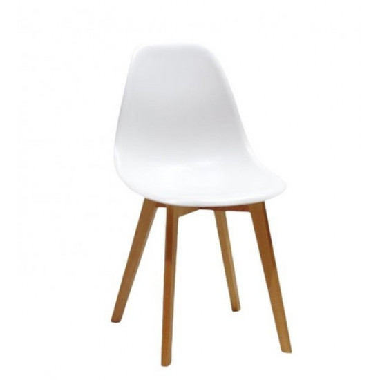 Dining chair Onder Metal NIK white 07 D