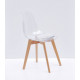 Dining chair Onder Metal NIK transparent D