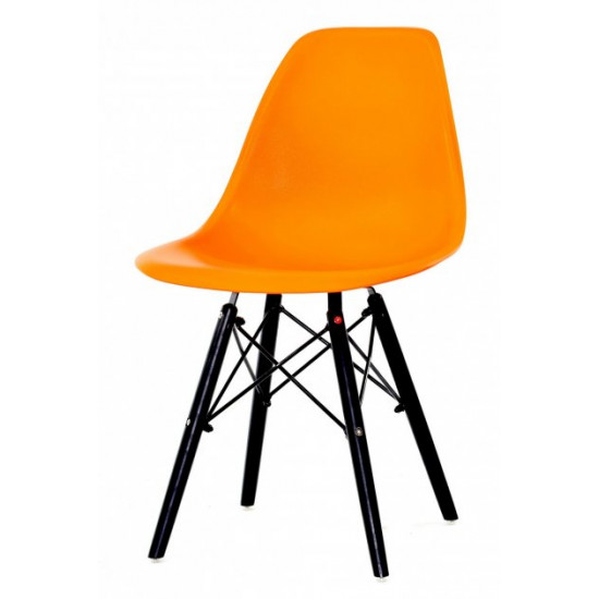 Dining chair Onder Metal NIK orange 70 BK