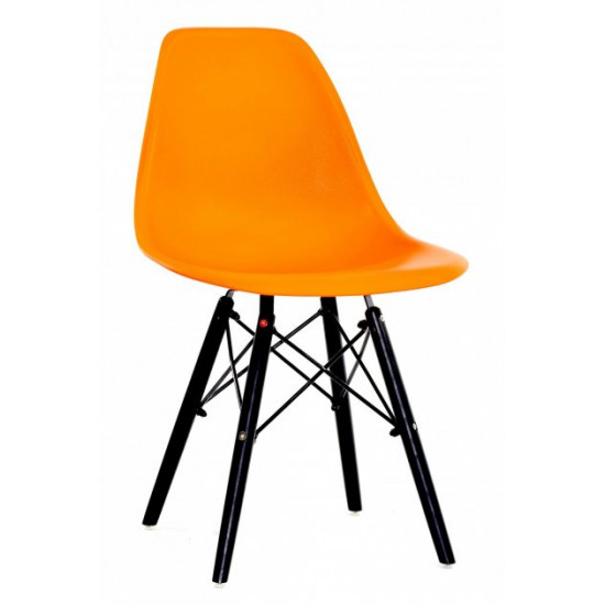 Dining chair Onder Metal NIK orange 70 BK