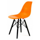 Dining chair Onder Metal NIK orange 70 BK