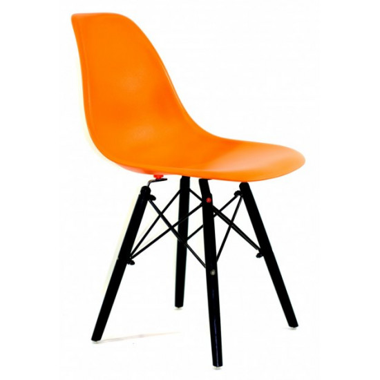 Dining chair Onder Metal NIK orange 70 BK