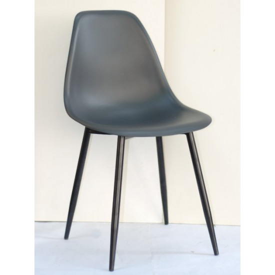 Dining chair Onder Metal NIK anthracite 01 METAL - BK