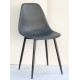 Dining chair Onder Metal NIK anthracite 01 METAL - BK