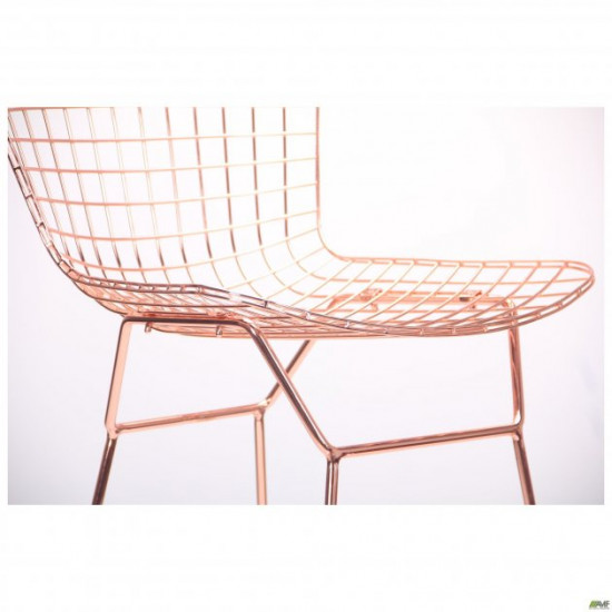 Bar chair AMF Todi, rose gold 545682